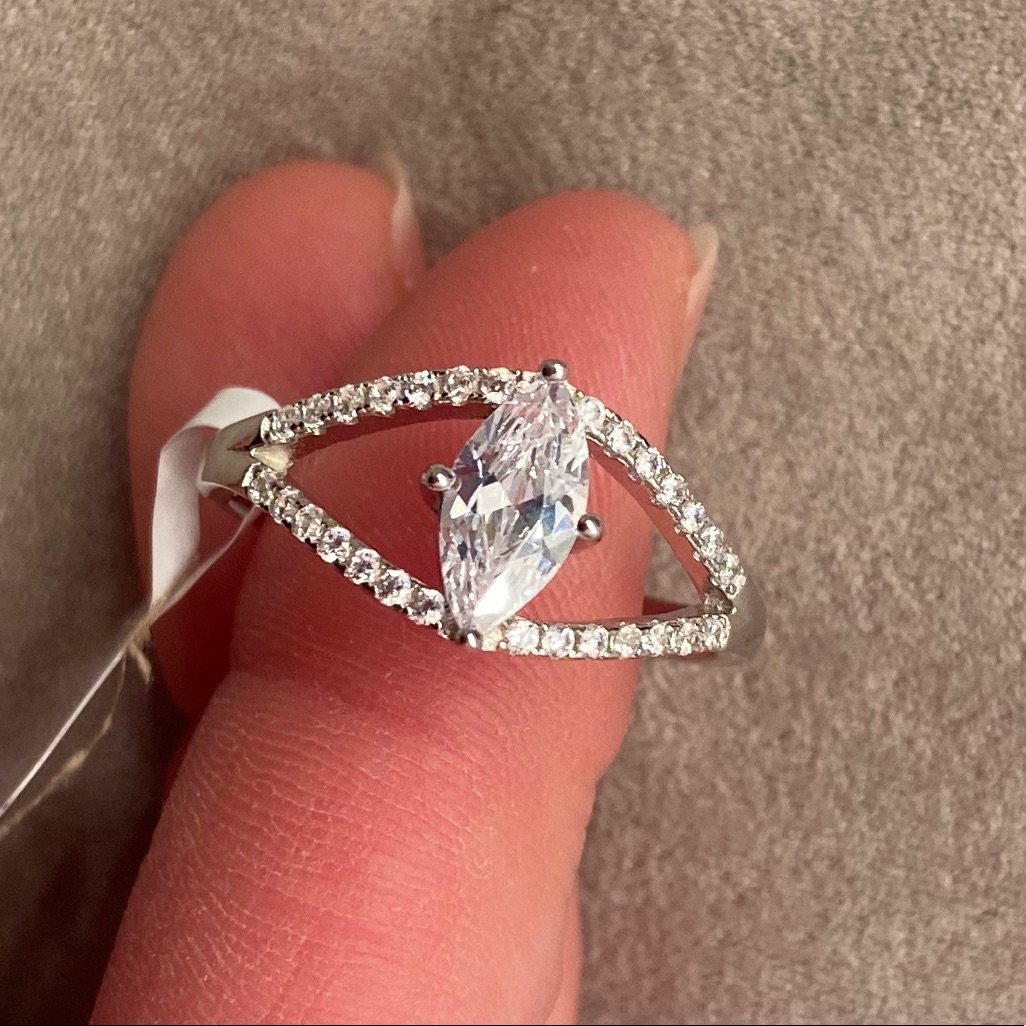 Bella Luce Marquise Ring .925 Sterling Silver Band